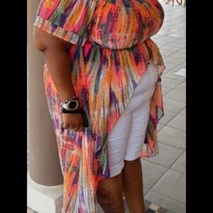 Colorful Asymmetrical Top